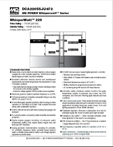 DCA220SSJU4F3 Data Sheet