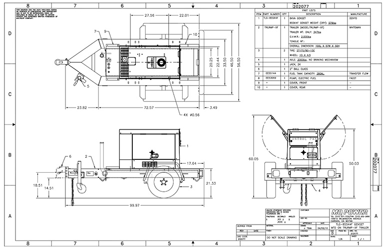 TRLR10W Trailer Outline